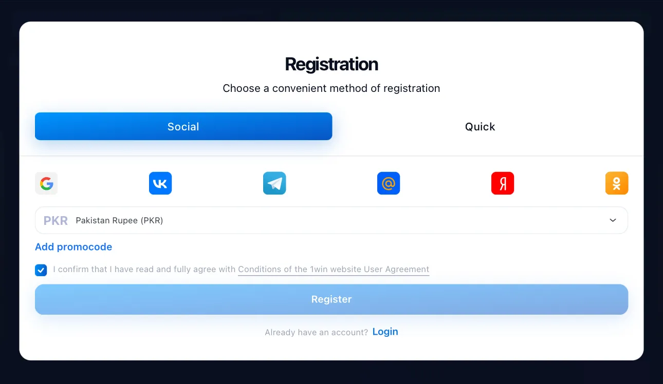 Simple and Fast 1win Registration Guide Simple and Fast 1win Registration Guide
